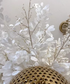 Inspire Me! Home Decor Gold Glitter Pearl Stem