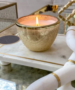 Inspire Me! Home Decor Textured Round Candle (2 Colors)