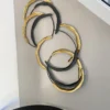 Inspire Me! Home Decor Gold And Black Loop Wall Decor 1 Inspire Me! Home Decor Gold And Black Loop Wall Decor