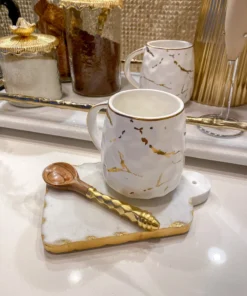 Inspire Me! Home Decor Gold Hammered Handle Wooden Tea Spoon (Set Of 4) 9 Inspire Me! Home Decor Gold Hammered Handle Wooden Tea Spoon (Set Of 4)