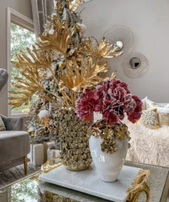 Inspire Me! Home Decor 27" Mauve Snow Sprinkle Hydrangea Stem 7 Inspire Me! Home Decor 27