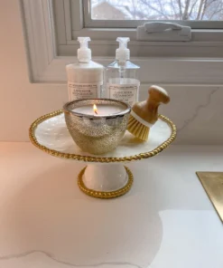 Inspire Me! Home Decor Textured Round Candle (2 Colors)