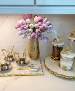 Inspire Me! Home Decor Real Touch Purple Tulip Bundle (3 Shades) 19 Inspire Me! Home Decor Real Touch Purple Tulip Bundle (3 Shades)