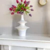 Inspire Me! Home Decor White Ceramic Vase