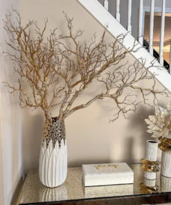 Inspire Me! Home Decor White Faux Leather Lidded Box With Gold Handle 17 Inspire Me! Home Decor White Faux Leather Lidded Box With Gold Handle