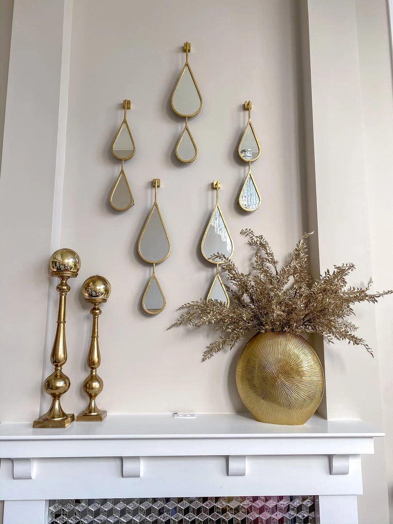 Inspire Me! Home Decor Large Round Starburst Design Metal Vase 3 Inspire Me! Home Decor Large Round Starburst Design Metal Vase