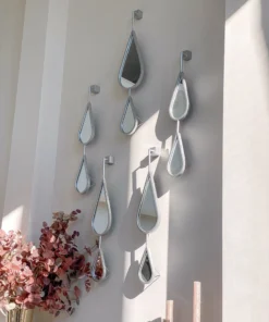 Inspire Me! Home Decor WALL ART & MIRRORS Teardrop Mirrors (Set Of 5) (2 Colors) 27 Inspire Me! Home Decor WALL ART & MIRRORS Teardrop Mirrors (Set Of 5) (2 Colors)