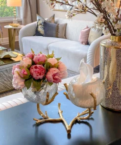 Inspire Me! Home Decor Large Gold Double Branch Vase