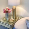 Inspire Me! Home Decor Large Gold Square Mirror Glass Tray 2 Inspire Me! Home Decor Large Gold Square Mirror Glass Tray