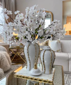 Inspire Me! Home Decor 36" Cherry Blossom Stem With Pearls