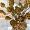 Inspire Me! Home Decor Dried Green Artichoke Stem 2 Inspire Me! Home Decor Dried Green Artichoke Stem