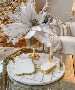 Inspire Me! Home Decor Gold Footed Vase 7 Inspire Me! Home Decor Gold Footed Vase