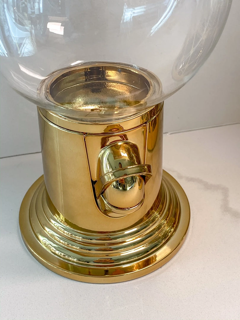 Inspire Me! Home Decor Gold Gumball Machine 5 Inspire Me! Home Decor Gold Gumball Machine