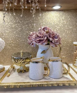 Inspire Me! Home Decor Glass Bowl On Gold Metal Branch Base With Lid 9 Inspire Me! Home Decor Glass Bowl On Gold Metal Branch Base With Lid