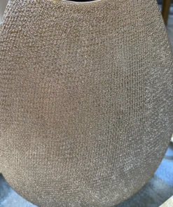 Inspire Me! Home Decor Ceramic Textured Metallic Vase ( Gold & Silver ) 14 Inspire Me! Home Decor Ceramic Textured Metallic Vase ( Gold & Silver )