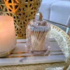 Inspire Me! Home Decor Glass Cloche With White Tip Matches 1 Inspire Me! Home Decor Glass Cloche With White Tip Matches