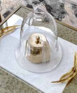 Inspire Me! Home Decor Glass Bell Cloche ( Glass Dome )
