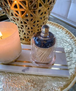 Inspire Me! Home Decor Glass Cloche With Black Tip Matches