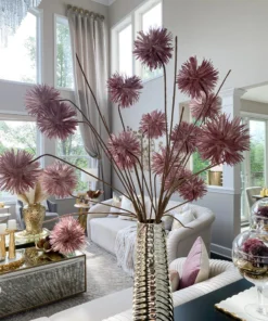 Inspire Me! Home Decor Soft Purple Allium Spray
