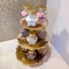 Inspire Me! Home Decor 3-Tiered Resin Cake Stand 1 Inspire Me! Home Decor 3-Tiered Resin Cake Stand