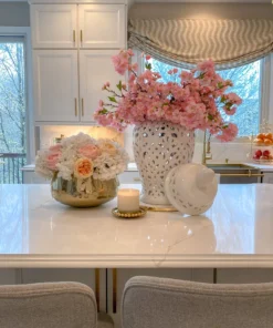 Inspire Me! Home Decor White Beaded Ginger Jar