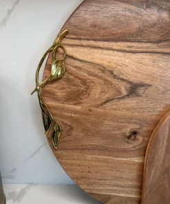 Inspire Me! Home Decor Large Wood Charcuterie Board Leaf Design (2 Styles) 12 Inspire Me! Home Decor Large Wood Charcuterie Board Leaf Design (2 Styles)