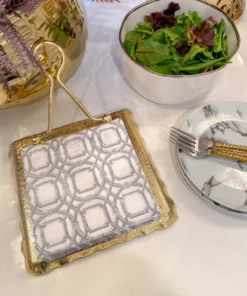 Inspire Me! Home Decor Decorative Square Lunch Napkins (9 Patterns)