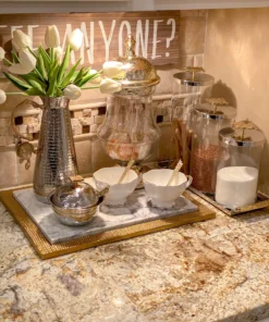 Inspire Me! Home Decor Sugar/Honey Dispenser With Mosaic Handle