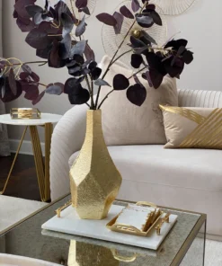 Inspire Me! Home Decor Abstract Textured Metal Vase 14 Inspire Me! Home Decor Abstract Textured Metal Vase