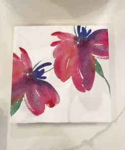 Inspire Me! Home Decor Decorative Square Lunch Napkins (9 Patterns)