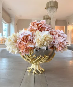 Inspire Me! Home Decor 27" White Snow Sprinkle Hydrangea Stem 16 Inspire Me! Home Decor 27