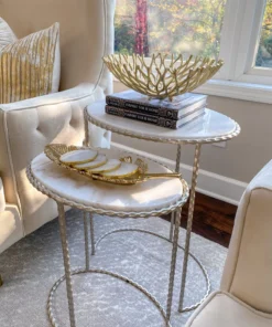 Inspire Me! Home Decor Feather Trays (2 Colors) 8 Inspire Me! Home Decor Feather Trays (2 Colors)