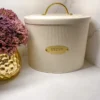 Inspire Me! Home Decor Breadbox With Gold Handle