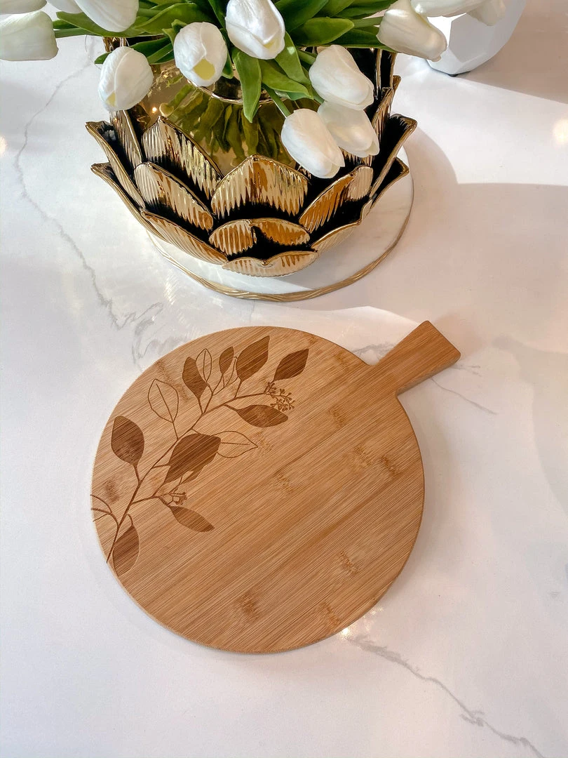 Inspire Me! Home Decor KITCHEN Round Eucalyptus Bamboo Board 3 Inspire Me! Home Decor KITCHEN Round Eucalyptus Bamboo Board