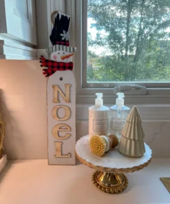 Inspire Me! Home Decor Wooden Holiday Sign (2 Styles) SEASONAL