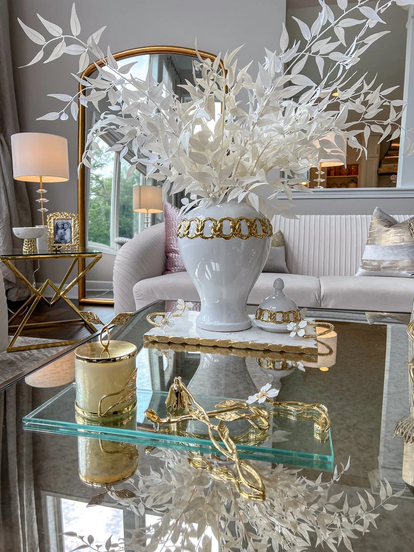 Inspire Me! Home Decor Gold Leaf Candle Bundle 9 Inspire Me! Home Decor Gold Leaf Candle Bundle