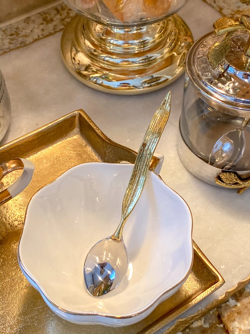 Inspire Me! Home Decor KITCHEN Willow Leaf Spoon Set Of 4 8 Inspire Me! Home Decor KITCHEN Willow Leaf Spoon Set Of 4