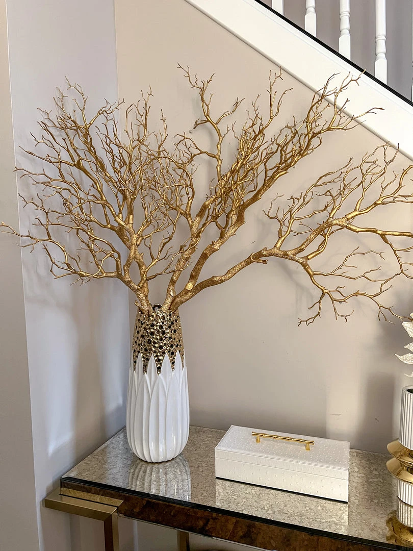 Inspire Me! Home Decor 37" Gold Metallic Manzanita Branch 3 Inspire Me! Home Decor 37" Gold Metallic Manzanita Branch