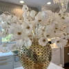 Inspire Me! Home Decor White And Gold Magnolia Stem 2 Inspire Me! Home Decor White And Gold Magnolia Stem