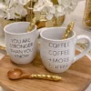 Inspire Me! Home Decor Coffee Coffee + More Coffee Mug KITCHEN