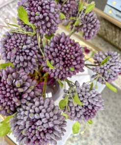 Inspire Me! Home Decor Purple Sedum Stem