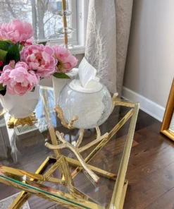 Inspire Me! Home Decor Large Branch Vase With Crackled Glass (2 Colors) 14 Inspire Me! Home Decor Large Branch Vase With Crackled Glass (2 Colors)