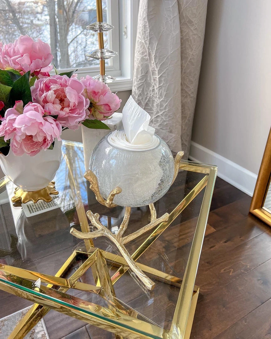 Inspire Me! Home Decor Large Branch Vase With Crackled Glass (2 Colors) 8 Inspire Me! Home Decor Large Branch Vase With Crackled Glass (2 Colors)