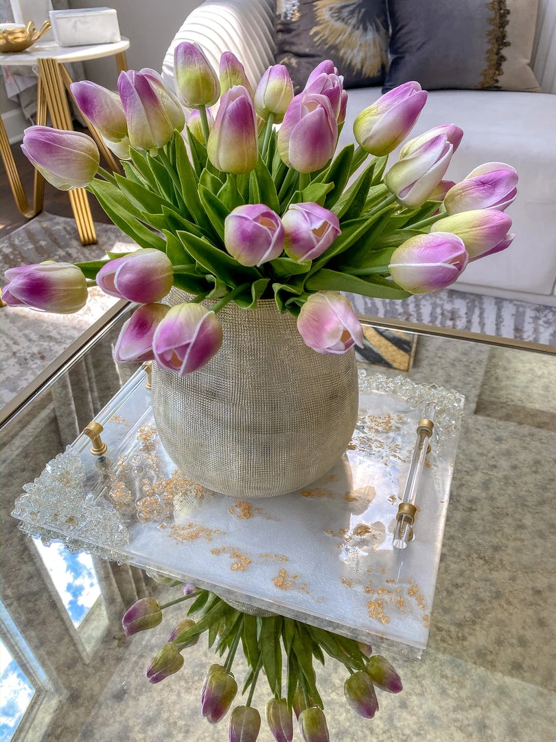 Inspire Me! Home Decor Shimmering Stone Resin Tray 3 Inspire Me! Home Decor Shimmering Stone Resin Tray