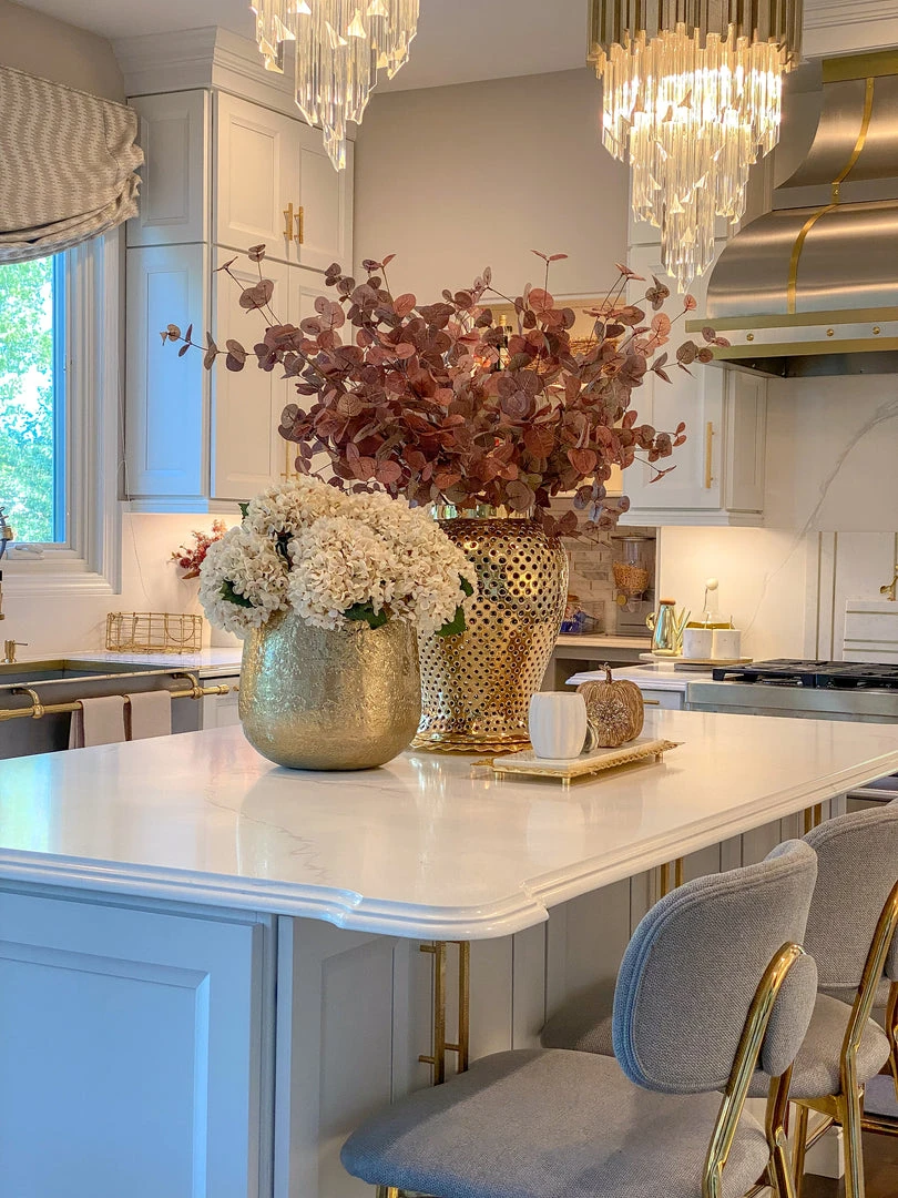 Inspire Me! Home Decor Oversized Gold Metal Hammered Planter 5 Inspire Me! Home Decor Oversized Gold Metal Hammered Planter