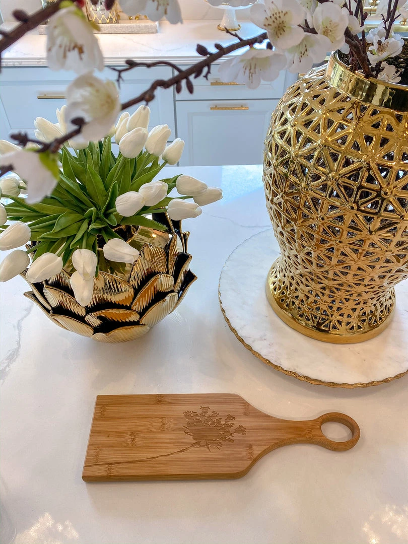 Inspire Me! Home Decor Wild Flower Bamboo Paddle Board KITCHEN 8 Inspire Me! Home Decor Wild Flower Bamboo Paddle Board KITCHEN