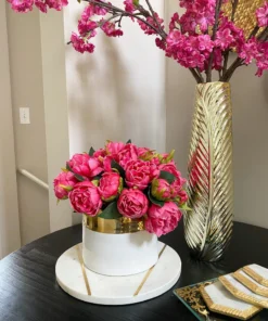 Inspire Me! Home Decor Real Touch Peony Bundle (3 Colors)