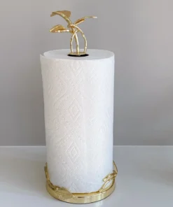 Inspire Me! Home Decor Gold Leaf Detailed Paper Towel Holder 20 Inspire Me! Home Decor Gold Leaf Detailed Paper Towel Holder