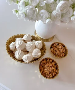 Inspire Me! Home Decor Gold Hammered Bowl