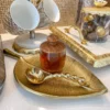 Inspire Me! Home Decor Gold Leaf Decorative Tray 1 Inspire Me! Home Decor Gold Leaf Decorative Tray